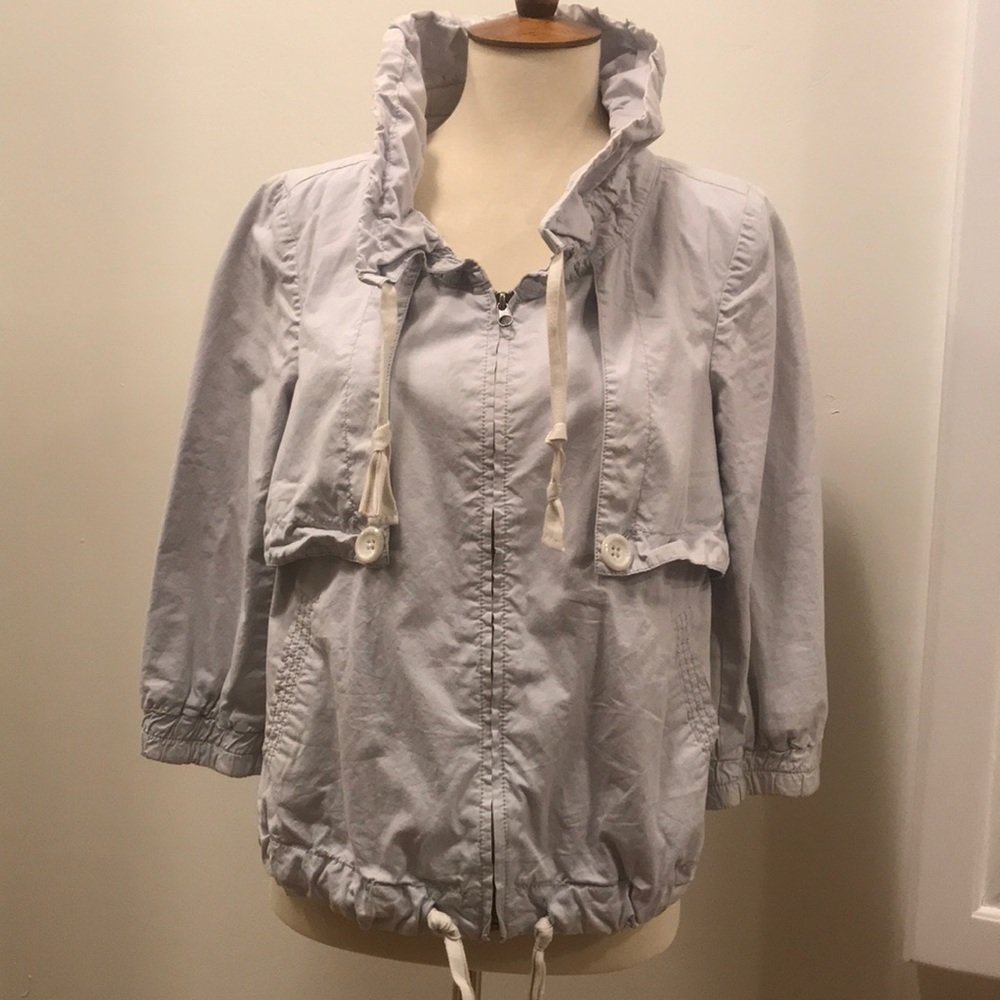 Lightweight light slate blue jacket